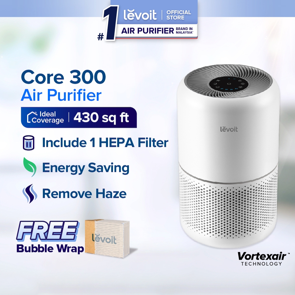 Levoit Core 300 Air Purifier Effective Area H13 True HEPA Filter PM 2.5 Filter Smoke