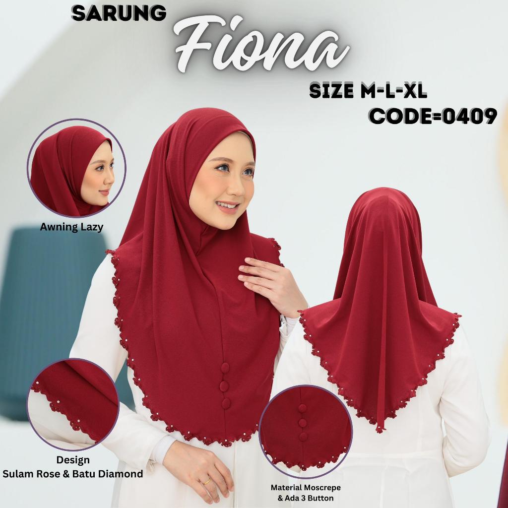 tudung sarung Moss Crepe Fiona Online shop |0409 | New Arrival 2024 HUJAB Hijab | Tudung | Sarima | Sarung | hijab 2024