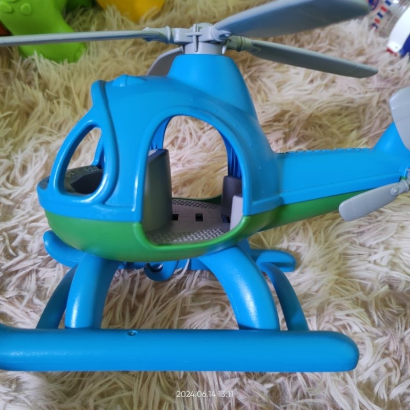 Green Toys Helicopter Preloved Hard Toys