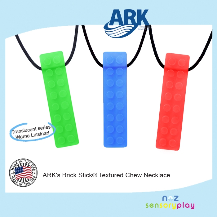 ARK's Brick Stick Chew Necklace And Pendants Speech Delay Oral Therapy Autism