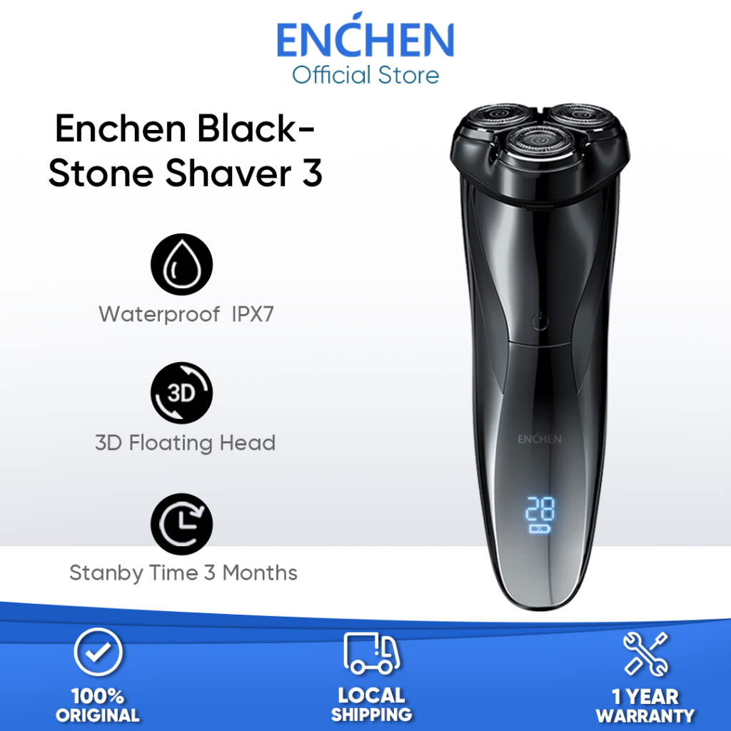 Enchen BlackStone 3 Trimmer Shaver Man Waterproof Body Electric Shaver Type-C Charge