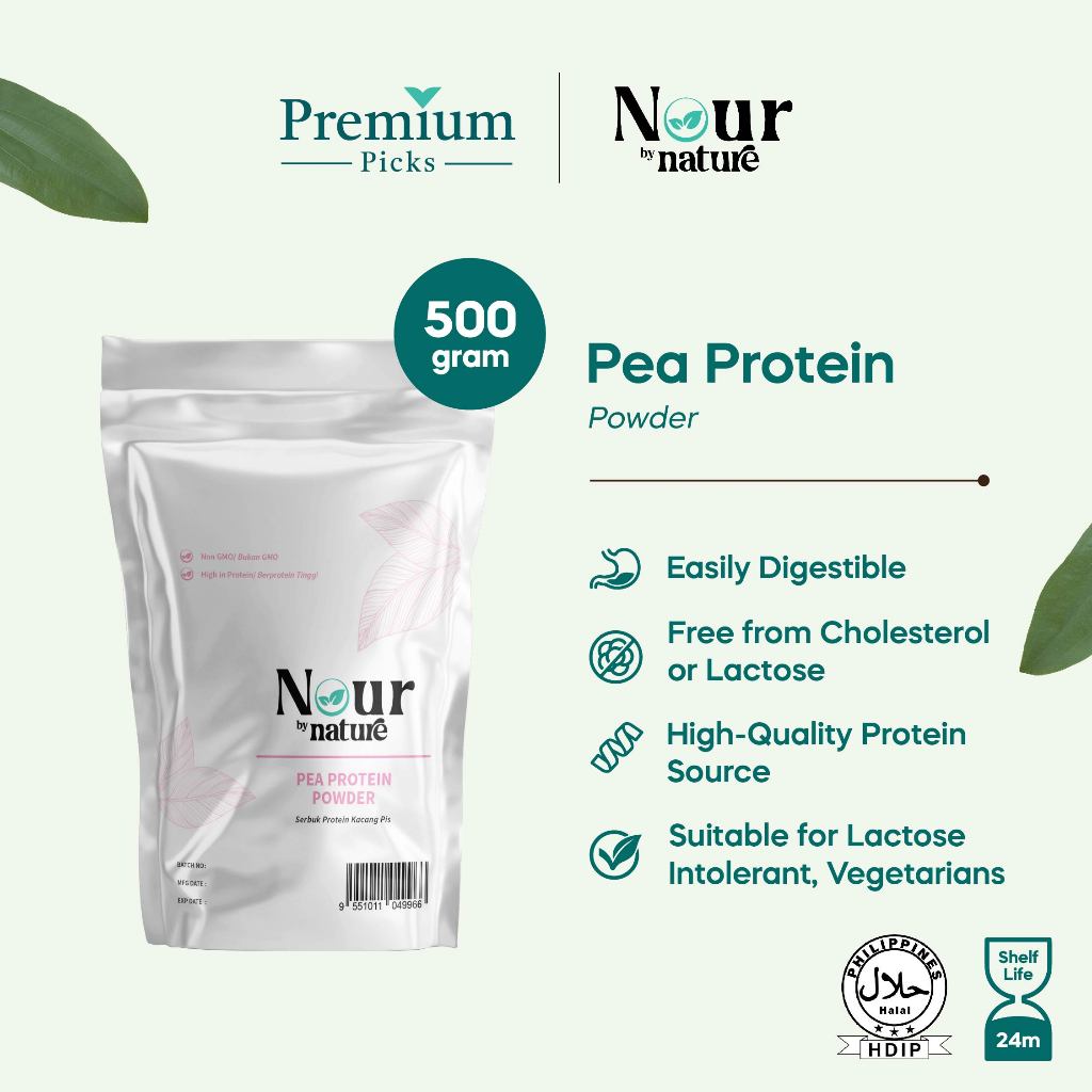 Premium Picks - Nour by Nature Pea Protein Powder (500g)