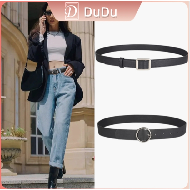 DuDu Tali Pinggang Perempuan Leather Belt Woman Waistband Artificial leather Material