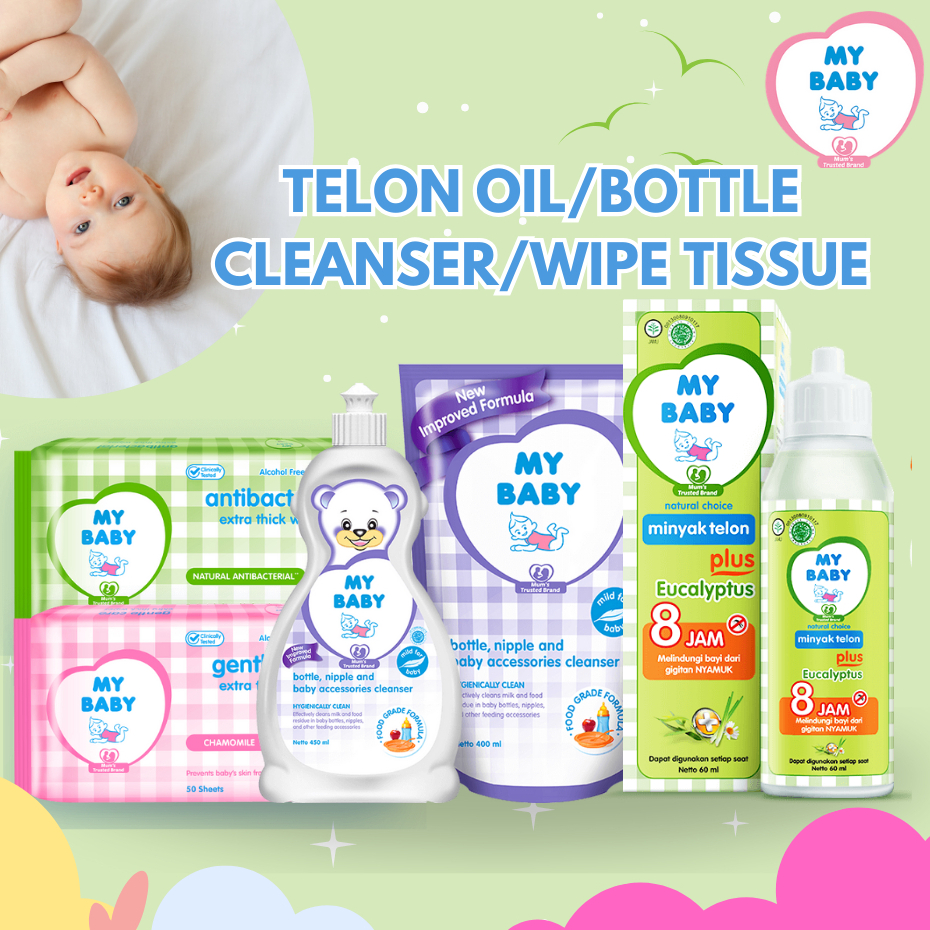 My Baby Products - Telon Oil / Bottle, Nipple & Accessories Cleanser / Baby Wipes