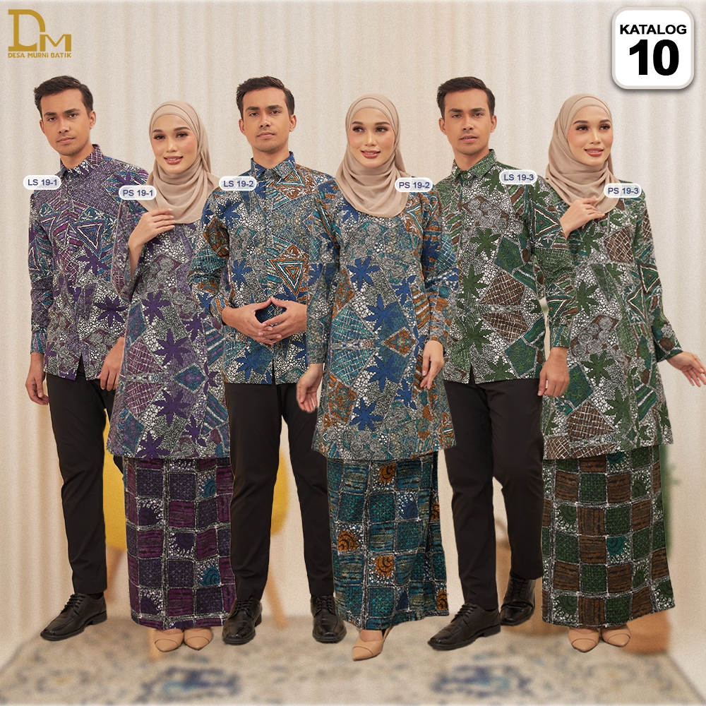 Desa Murni Batik - Baju Sedondon Kurung Batik Damia & Kemeja Batik Damia 1.0 (Soft Cotton) - Katalog 10