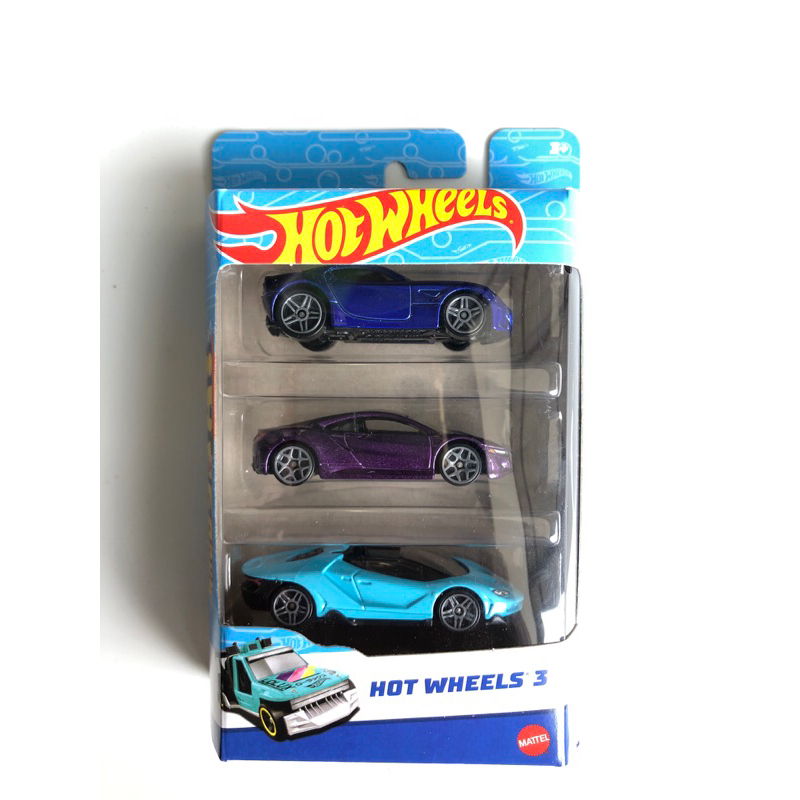 Hot Wheels 3 PACK ( ACURA NSX, LAMBORGHINI & ALFA ROMEO )