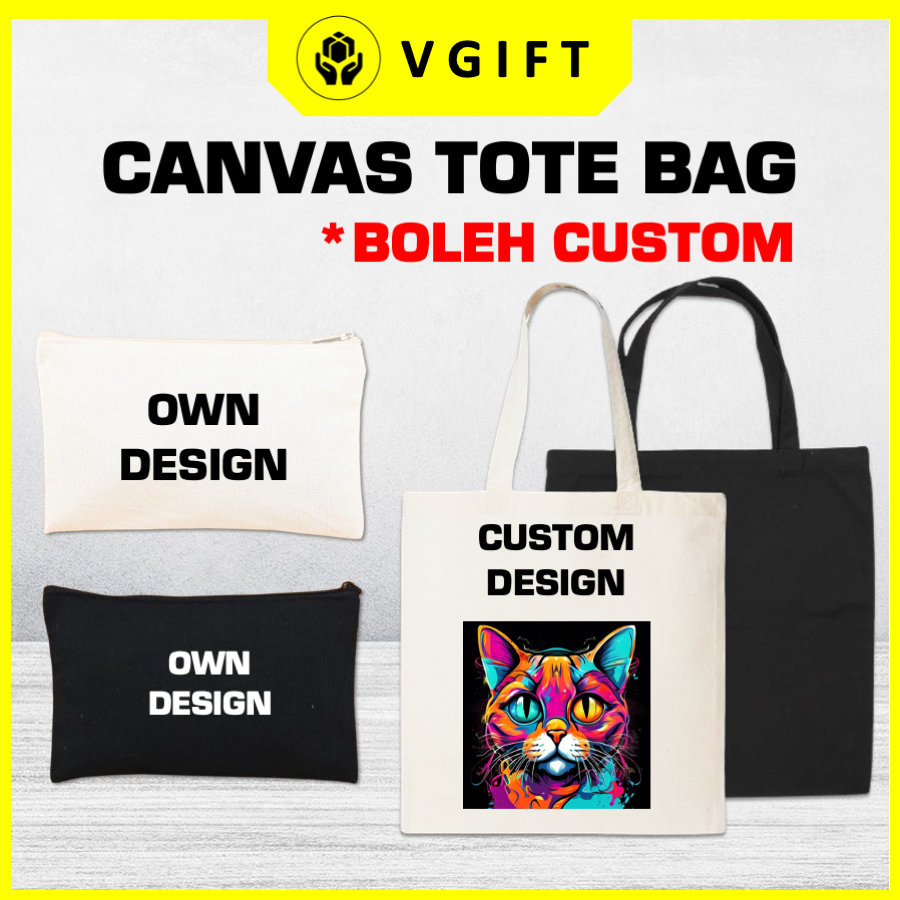 Customize Canvas Bag Tote Bag Custom Bag Printing Canvas Bag Personalised Tote Bag Name Picture Full Colour 批量定制帆布袋环保袋