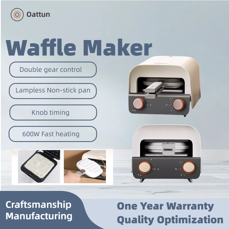 Oattum Waffle Maker Non-stick Automatic Overheat Protection 華夫機