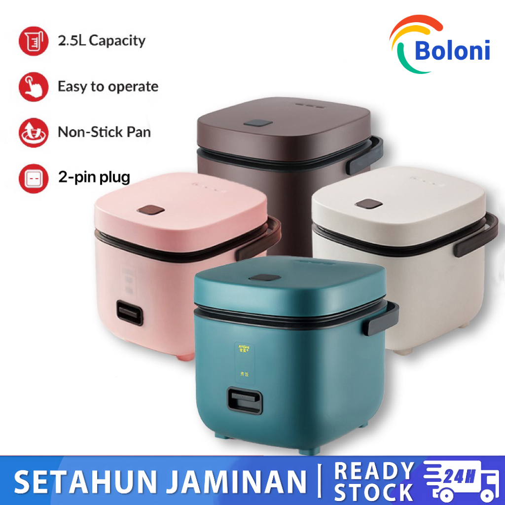 Mini rice cooker dormitory rice cooker with non-stick pot and steamer automatic heat preservation periuk nasi mini 电饭锅