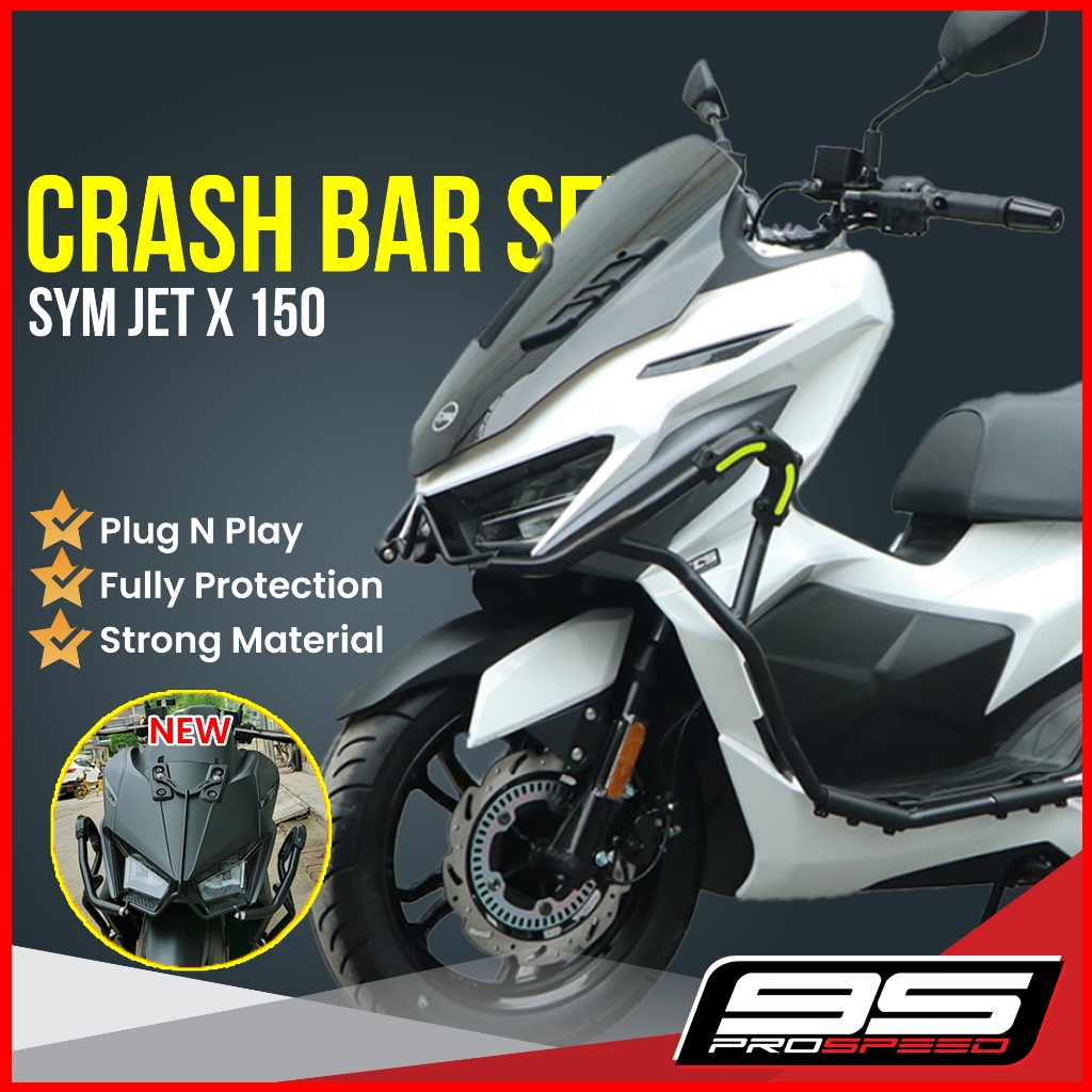 Sym JET X 150 (New) Crash Bar Set Plug N Play