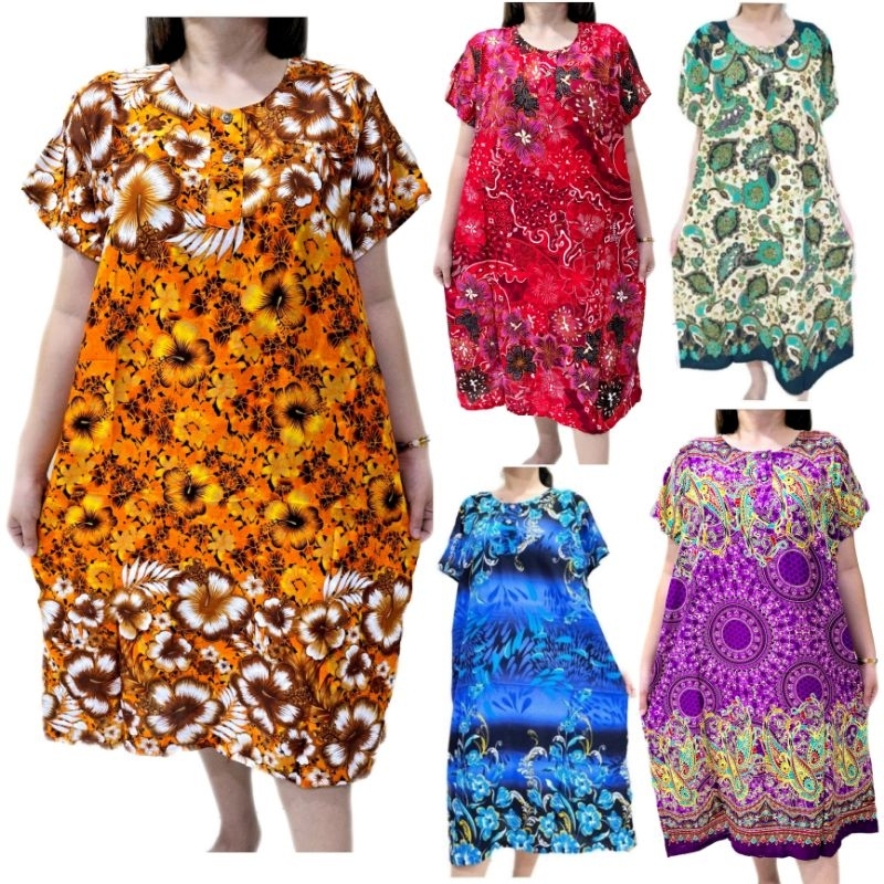 BAJU BATIK DESIGN OFFER CHEAP SELL BATIK TIDUR DRESS FOR MUM GOOD PRICE WITH GOOD QUALITY MATERIAL.