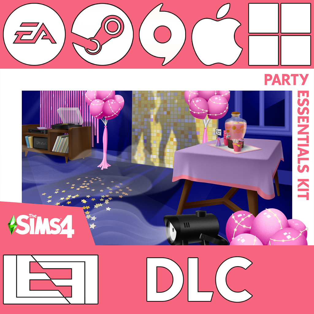 The Sims 4: Party Essentials Kit [Mac/Win][Online][EA/Steam/Epic]