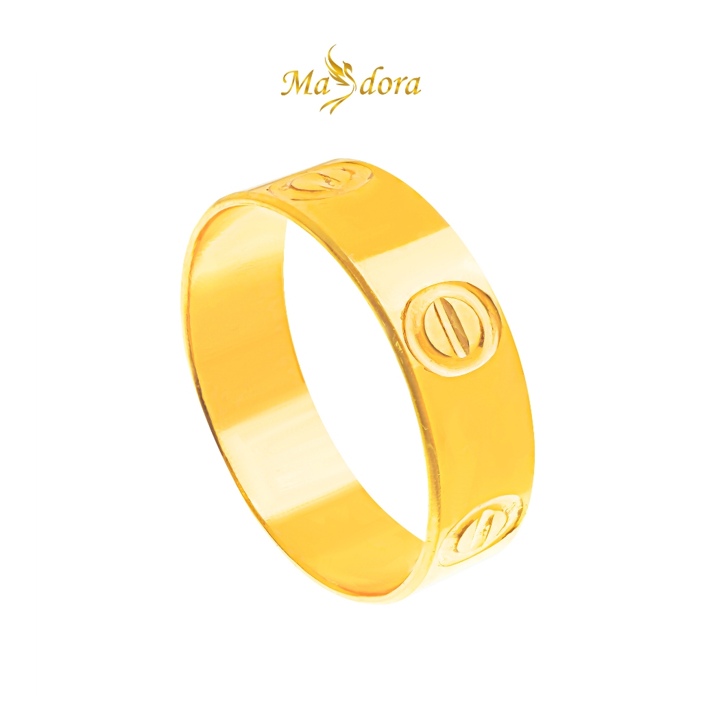 MASDORA 916 Gold Ring Rings Cincin Emas ~ CBR Screw Mark (EMAS 916/22K)