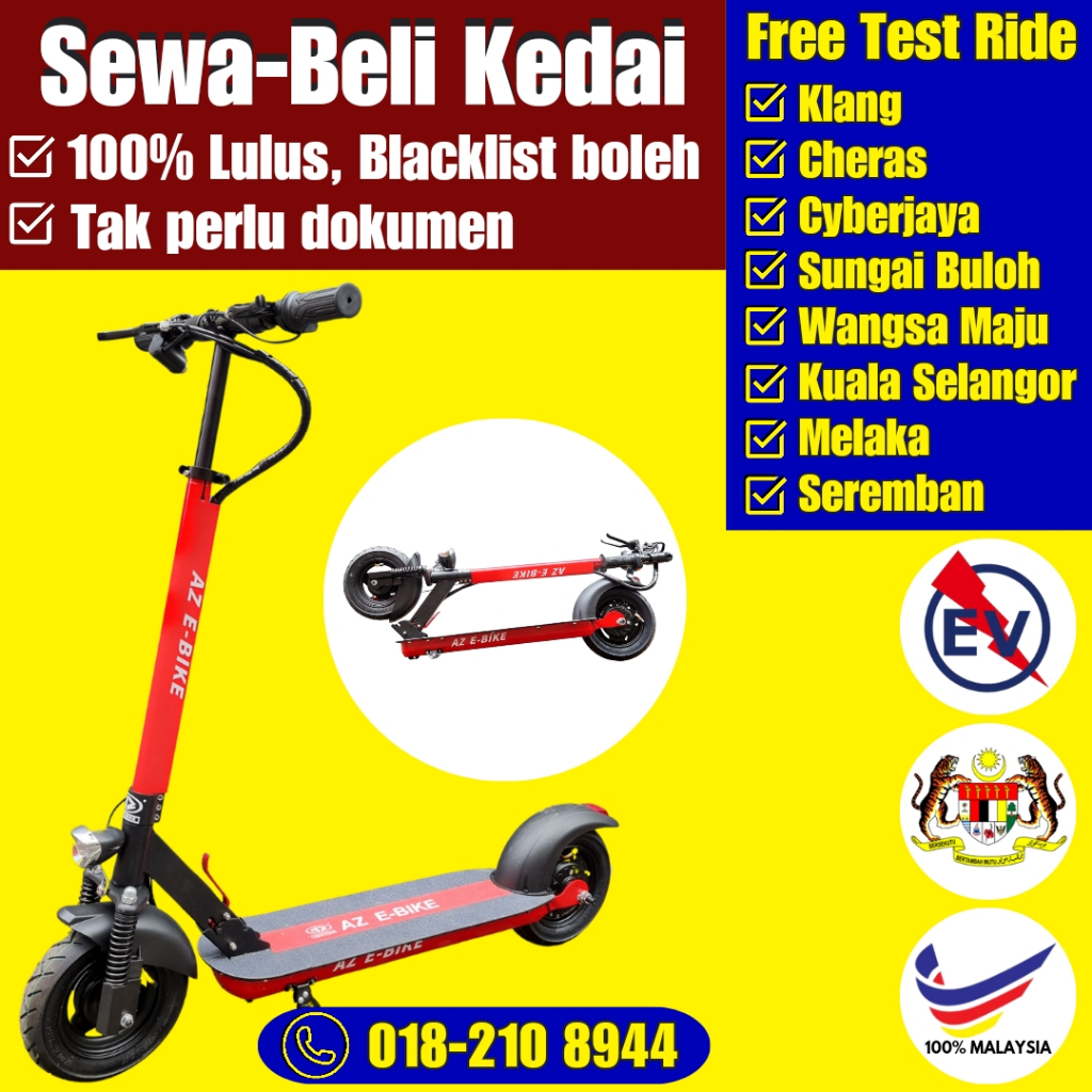 AZ E Bike|Basikal Elektrik|Electric Bike|Electric Scooter|电动脚车|电动自行车|EScooter|EBike|Basikal Bateri|Electric Bicycle