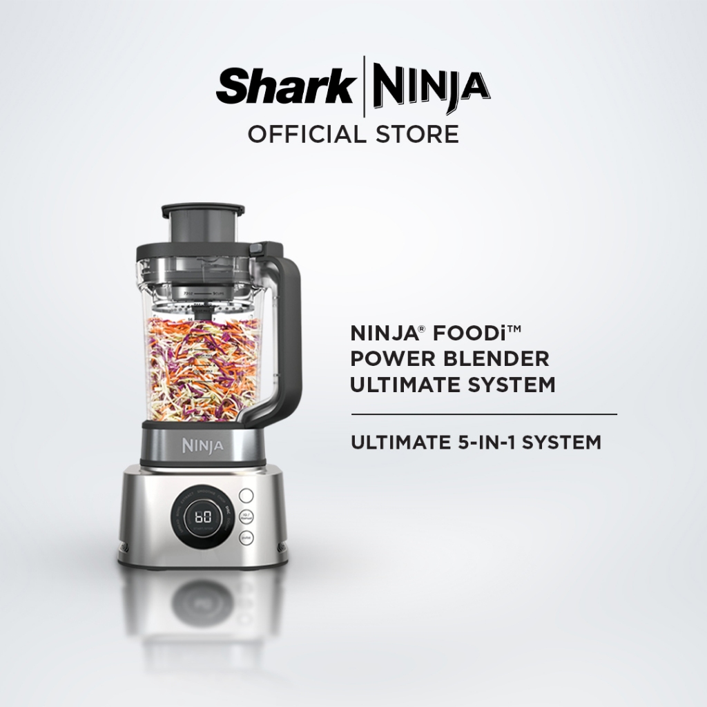 Ninja Foodi 5 in 1 Power Blender & Food Processor + XL Smoothie Maker & Nutrient Extraction Cup, 1200W motor - CB402