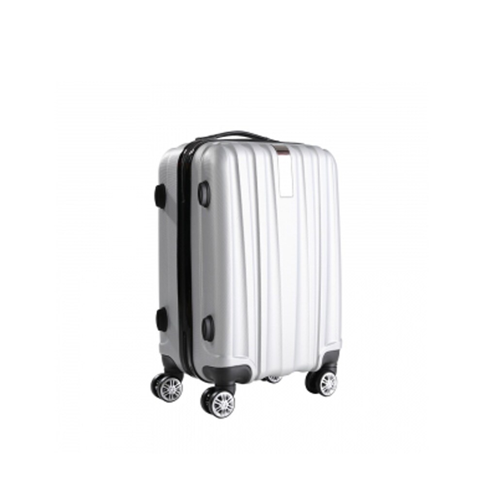 Travel Star 20 Inch High Quality ABS Hard Case Travel Luggage Suitcase - Silver