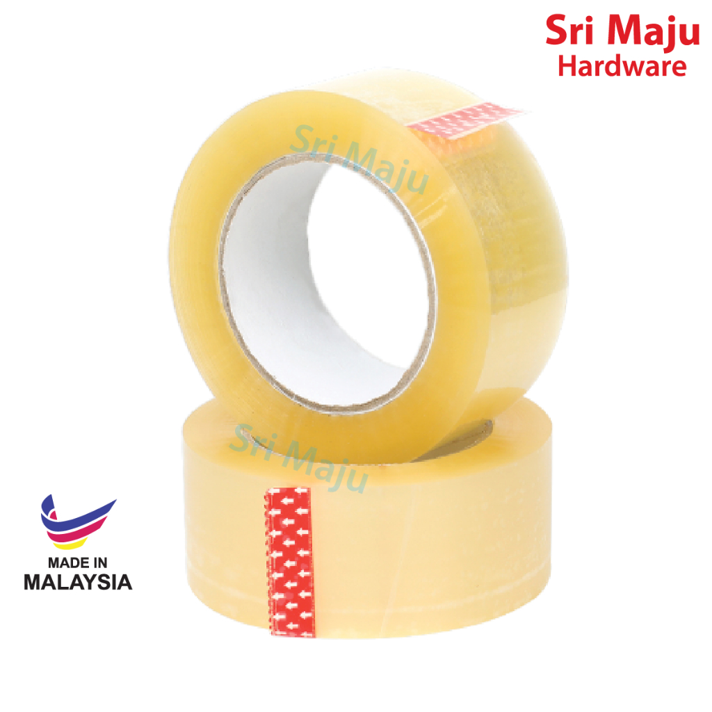 MAJU Quality OPP Tape 48mm x 90 Yard E Commerce Carton Box Packing 2 Inch 81 meter Made in Malaysia