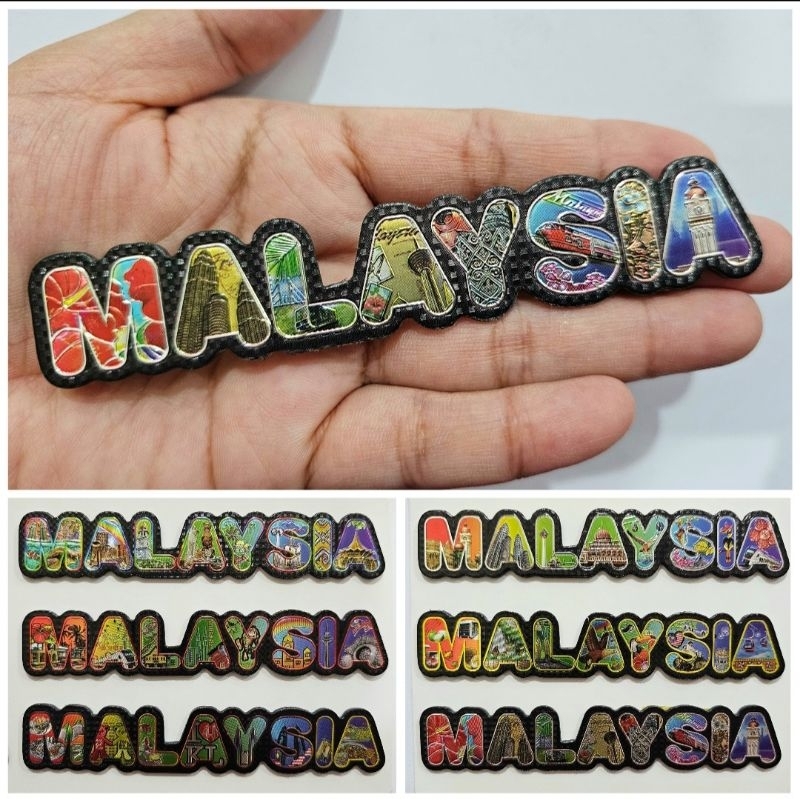 Kuala Lumpur & Penang ~ Malaysia Fridge Magnet in 1 set of 4pcs or 6pcs [Ready Stock] PVC