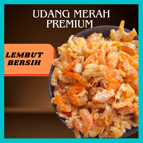 500G UDANG KERING MERAH SABAH GRED AA ORIGINAL TAWAU UDANG MURAH BERKUALITI TANPA HABUK DRIED PRAWN