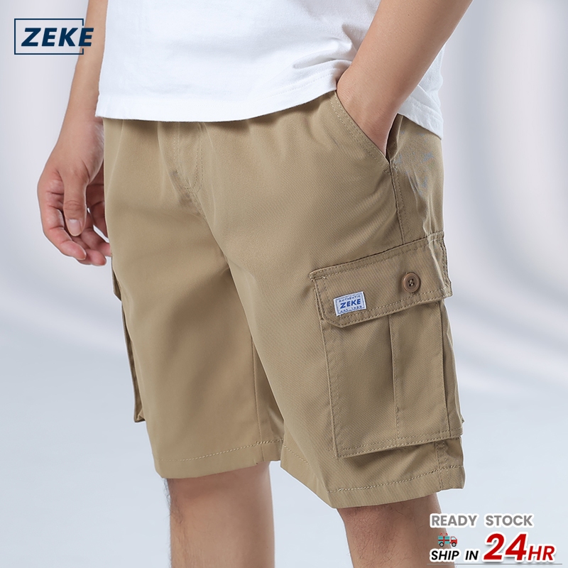 ZEKE B0032 Men's Casual Shorts Pants Seluar Pendek Cargo Pants Men Seluar Kargo