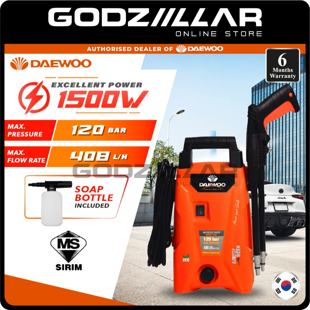 Daewoo DAXX65-100 Water Jet Sprayer Waterjet High Pressure Cleaner Car Washer Mesin Cuci Kereta