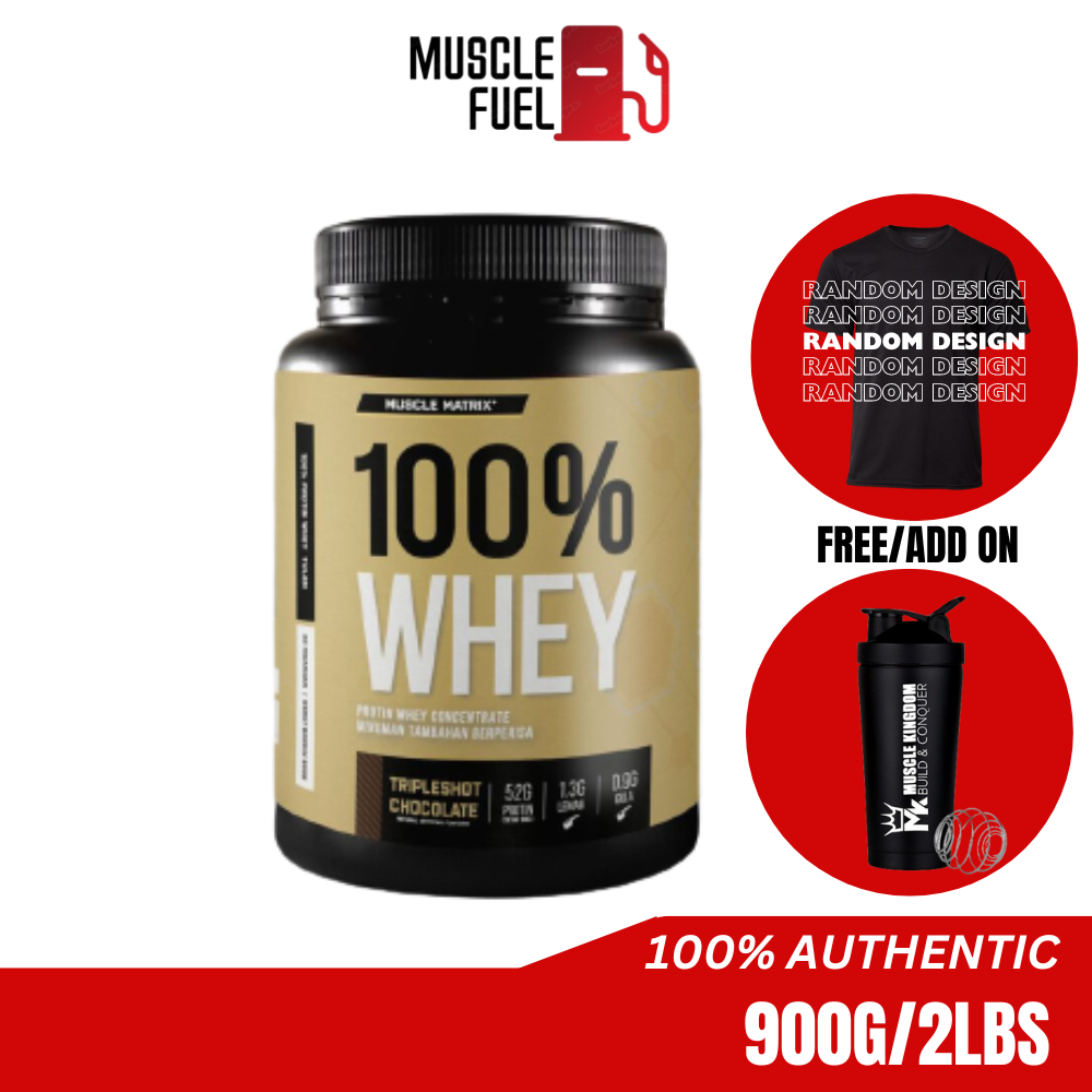 Muscle Matrix Whey 100% Whey Protein Halal Whey Lean Muscle Solid Sport Supplement (900g)