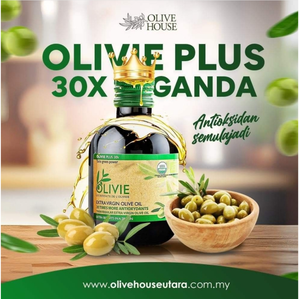 AAFIYAT OLIVIE PLUS 30X OLIVE HOUSE PATI MINYAK ZAITUN EXTRA VIRGIN OLIVE OIL 250ml dengan botol hitam dari Morocco