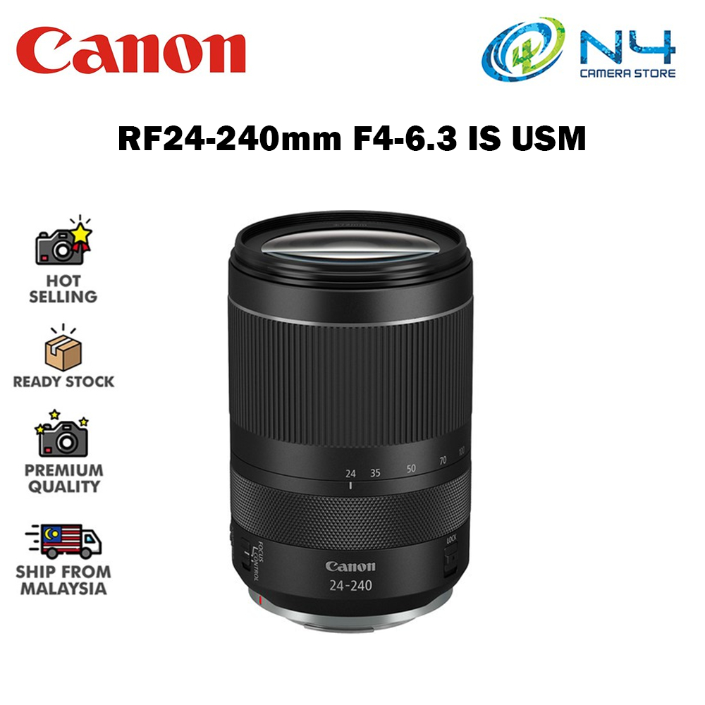 Canon RF 24-240mm f4-6.3 IS USM  (Original Canon Malaysia Warranty)