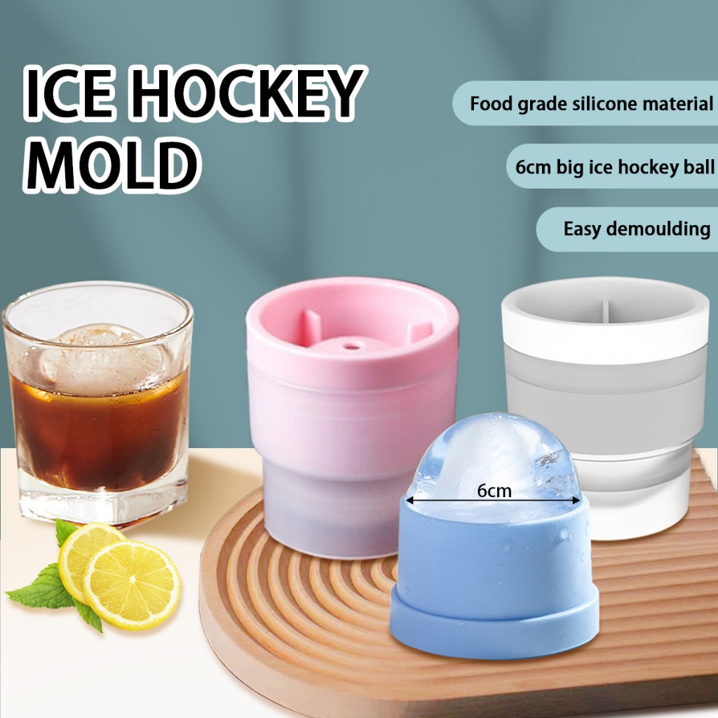 Makanan gred silikon besar ais bola ais pembuat acuan beku ais blok sfera ais kekisi Model冰球冰格