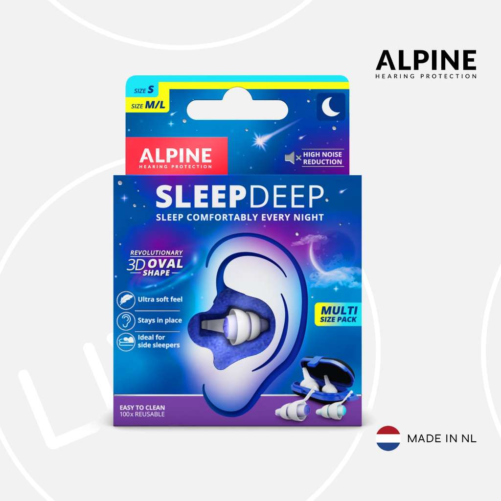 Alpine SleepDeep Earplugs | Anti Noise Ear Plugs For Sleeping Snoring Penyumbat Telinga Tidur 睡觉耳塞防噪