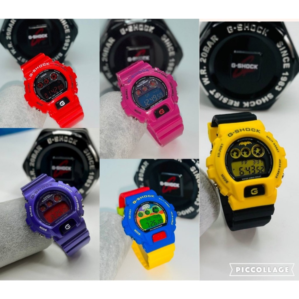 New G_$hock RAINBOW DW-6900 Digital Jam Tangan Unisex..