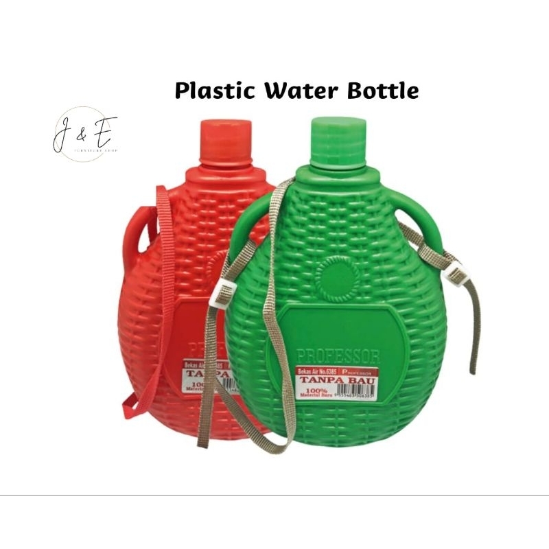 READY STOCK✅ Plastic Water Bottle/ Botol Air Professor/Bekas Air Strap