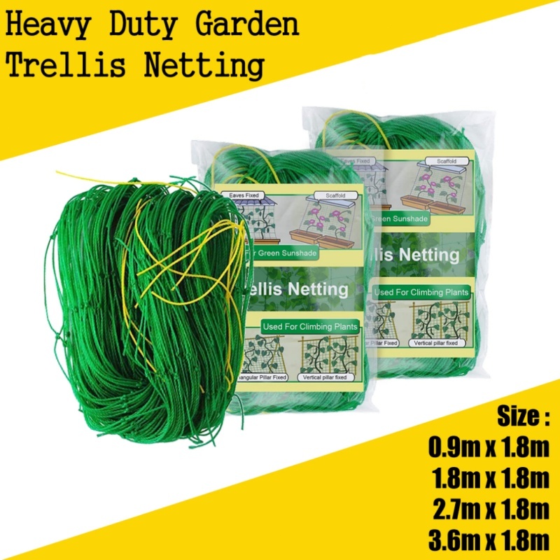 Plant Trellis Netting Plant Support Climbing Net Nylon Garden Netting Jaring Pokok Menjalar 植物爬藤网