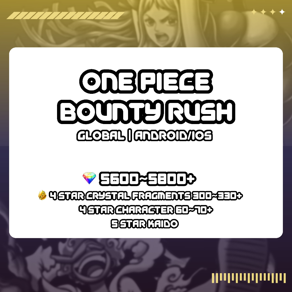 One Piece Bounty Rush|diamond Collect|anime Games merchandise |Adventure roleplay|Gacha Edition