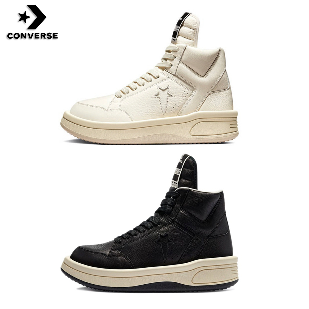 Rick Owens DRKSHDW X converse 1970s turbodrk weapon co branded high top basketball shoes and sneakers