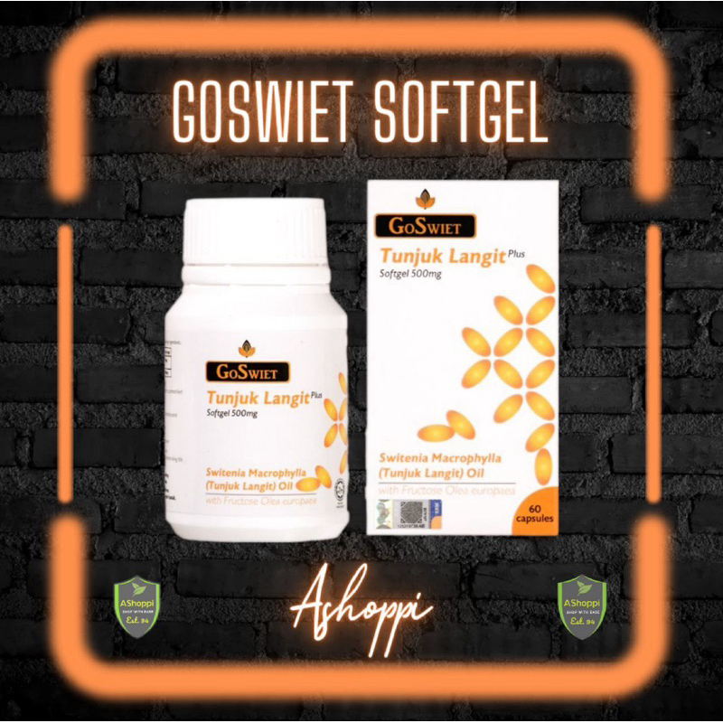 FREE SHIPPING[ORIGINAL HQ] GOSWIET SOFTGEL GOSWIET TUNJUK LANGIT