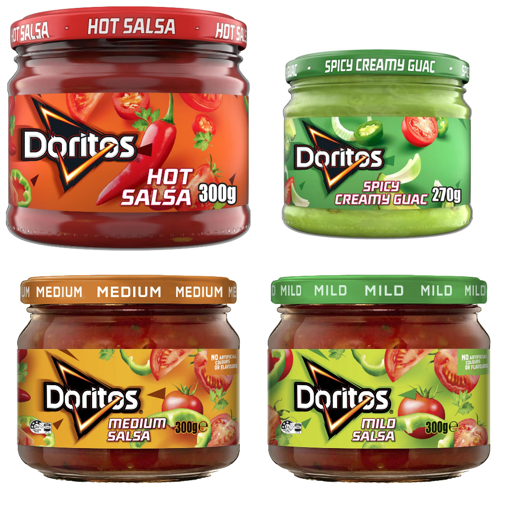 Doritos Salsa 300g [ Hot / Mild / Medium / Spicy Guacamole ]