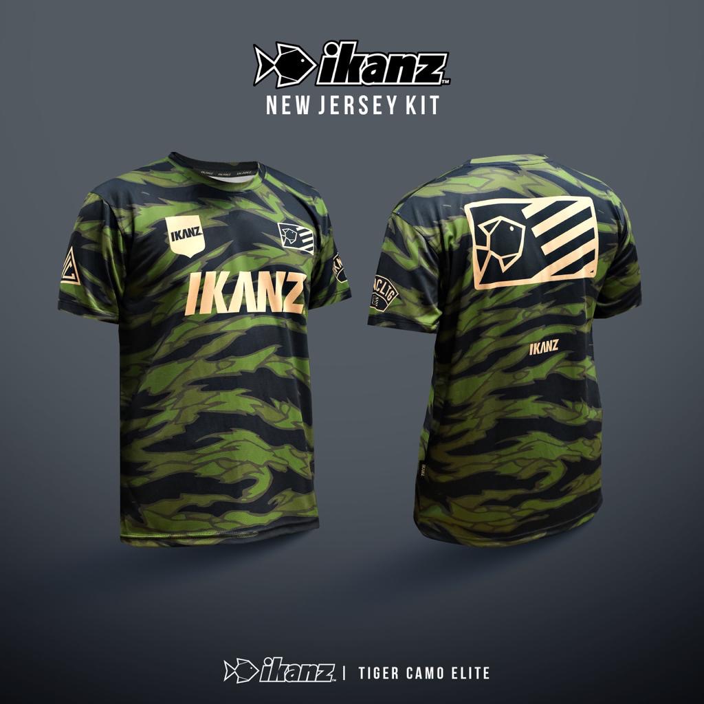Ikanz Jersey Kit - Tiger Camo Elite "Short Sleeve" 100% Authentic