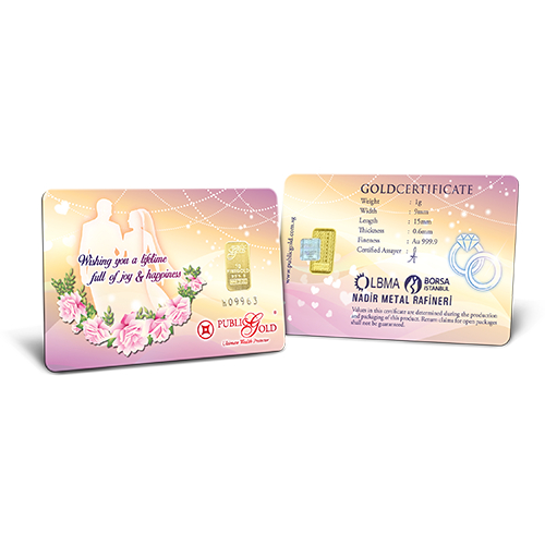 Public Gold LBMA Bullion Bar 1g (Au 999.9) - WEDDING [GET FREE&hellip;