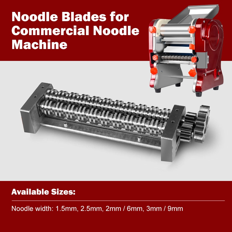 Stainless Steel Noodle Blades for RSS200 & RSS180 Commercial 750W Electric Pasta Maker Noodle Machine