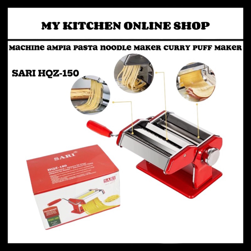 Machine Ampia Pasta Noodle Maker（Sari HQZ-150） Curry Puff Maker Mesin Mee Serbaguna