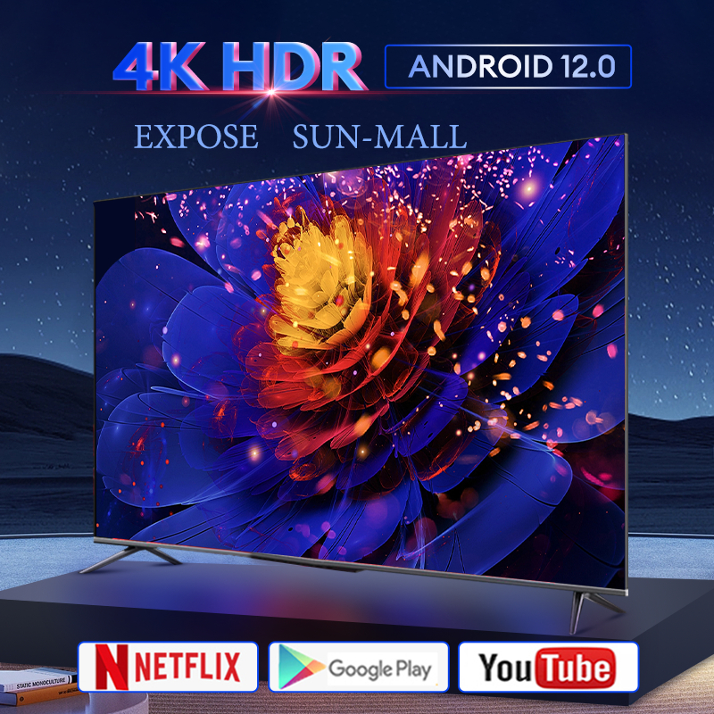 Smart TV EXPOSE 4K UHD Android TV 50 Inch With WiFi/YouTube/MYTV/Netflix/Hdmi  LED TV 3 years warranty