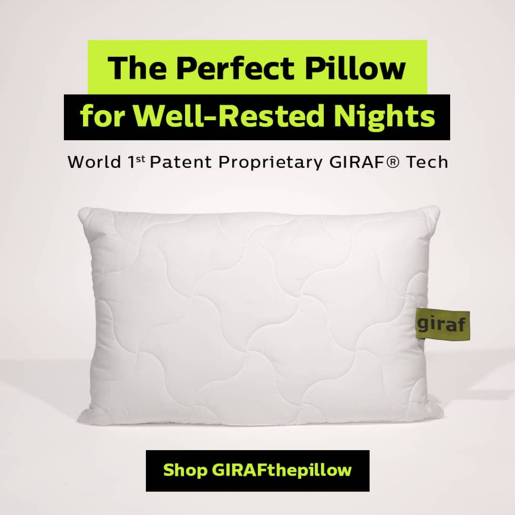 giraf® 2025 Composites-3 Pro Cuddle Tech Sleeping Pillow