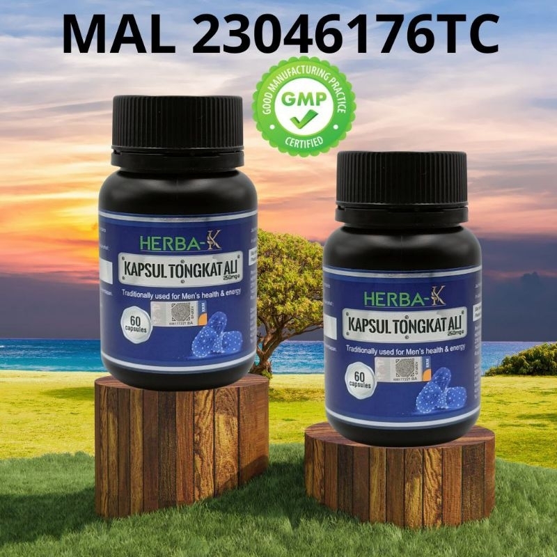 Kapsul Tongkat Ali HERBA K (60biji) 100% Original