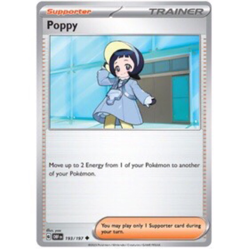 Pokemon TCG - Poppy - 193/197 - Uncommon