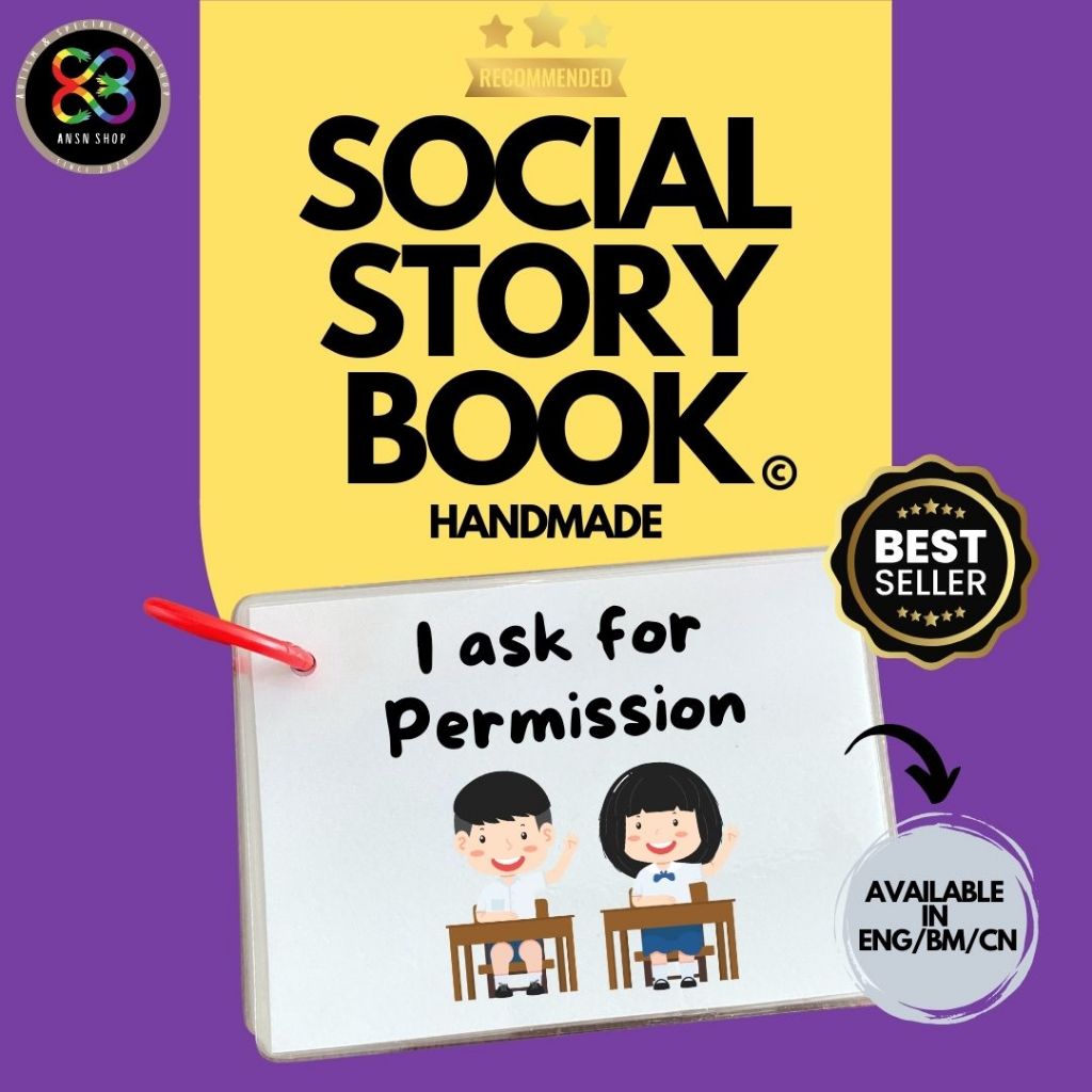 (READY MADE) SOCIAL STORY BOOK / SOCIAL SKILLS / AUTISM / KAEDAH BERCERITA / AUTISME / 特殊 / 自闭症 / 社交故事 / 社交技能