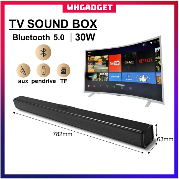 TV Speaker Soundbar Speaker Soundbar Speaker to TV Optical Bluetooth AUX connector supports USB and SD Card 蓝牙音响