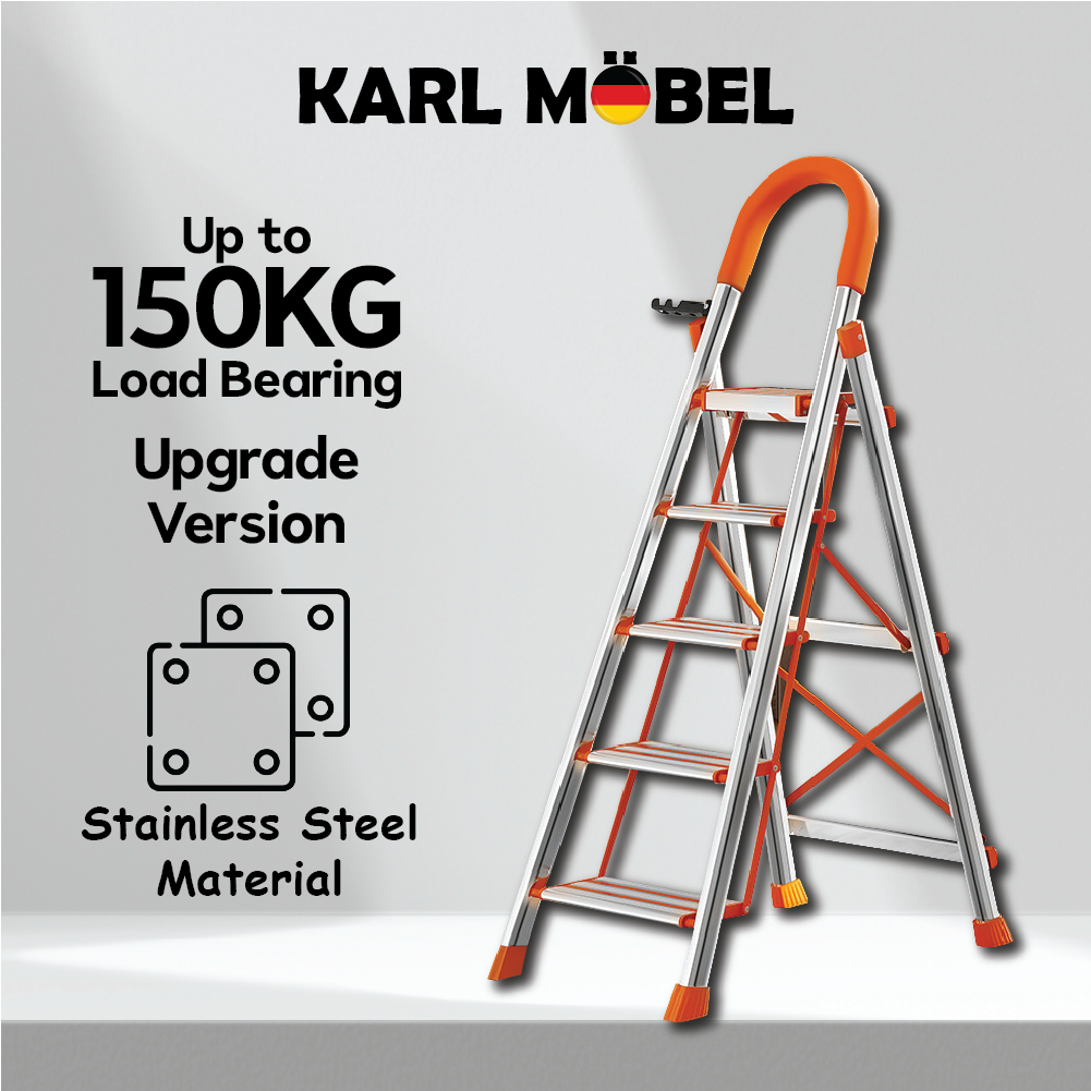 Aluminum ladder Tangga lipat Ladder Folding Heavy Duty Ladder Multipurpose ladder Stainless Steel Ladder Telescopic 梯子