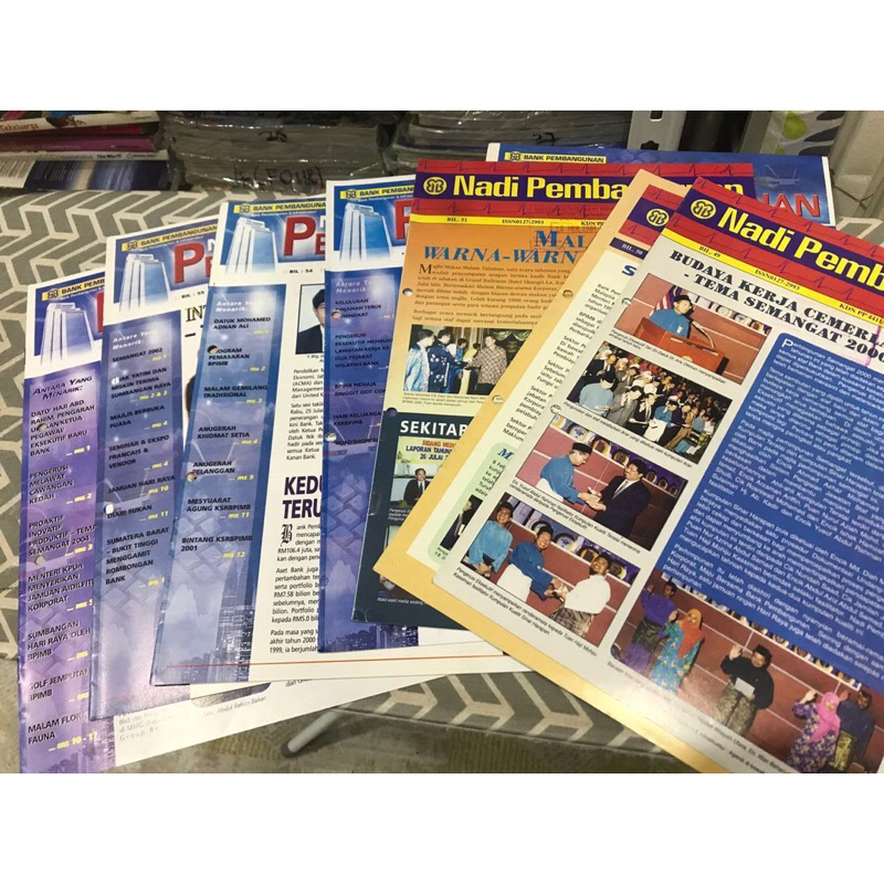 Majalah Nadi Pembangunan (Bank Pembangunan Malaysia Berhad) - 6 Buah Tahun 2000-2004