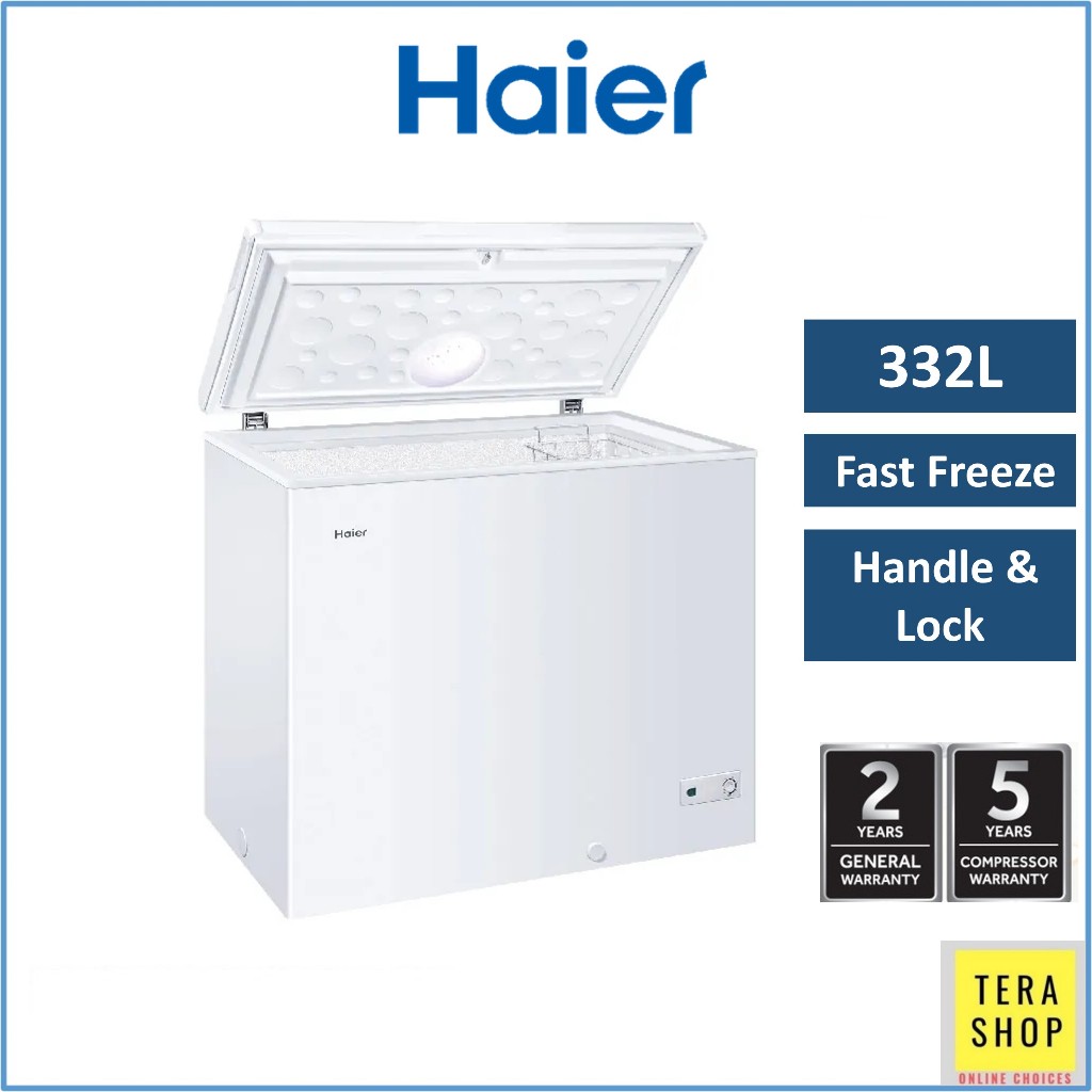 Haier BD-328HP 332L Chest Freezer Convertible Freezer Fridge Peti Sejuk Beku